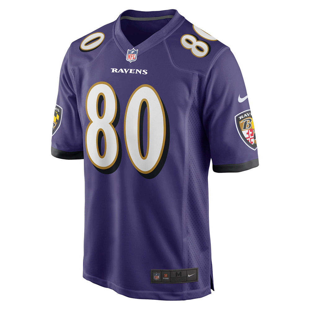 Men's Baltimore Ravens Isaiah Likely Player Game Jersey Purple